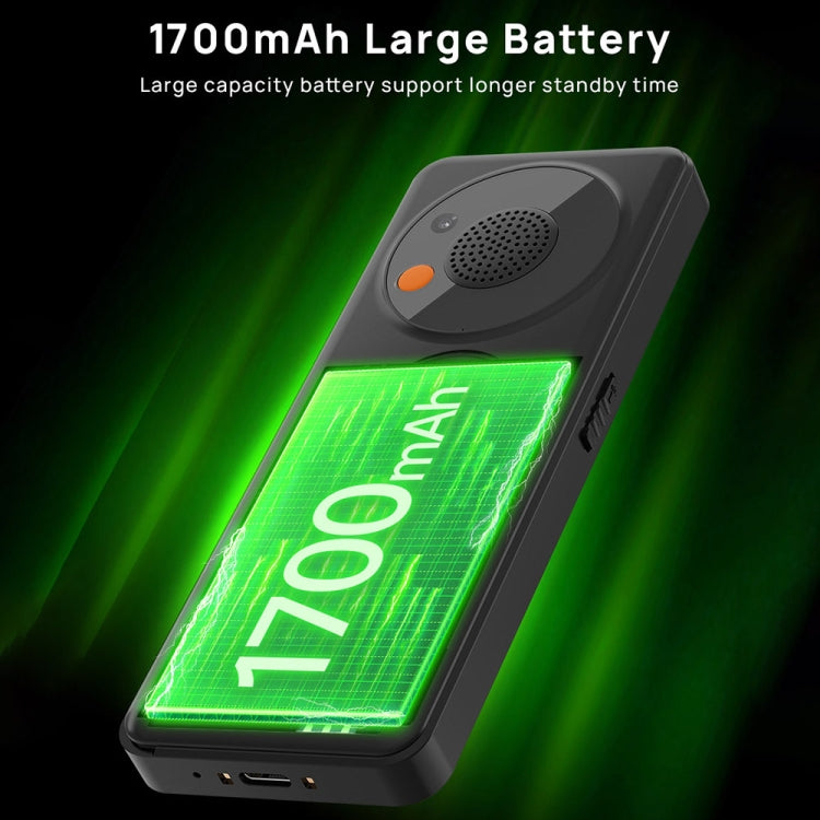 UNIWA V2000 Elder Keypad Phone, 2.4 inch Unisoc T107, 1700mAh Battery, LED Flashlight, SOS, Network: 4G, UK Plug