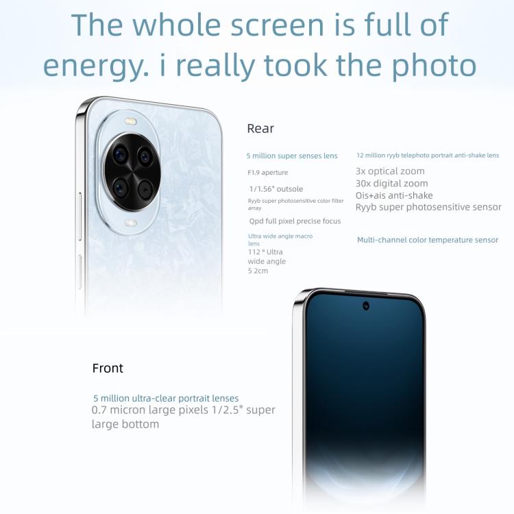 Huawei nova 14 Kunlun Glass, 12GB+512GB, Side Fingerprint Identification, 6.7 inch HarmonyOS 5.0, NFC, OTG, Not Support Google Play