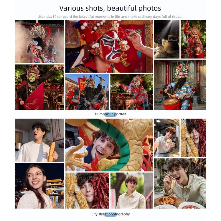 Huawei nova 14 Kunlun Glass, 12GB+512GB, Side Fingerprint Identification, 6.7 inch HarmonyOS 5.0, NFC, OTG, Not Support Google Play