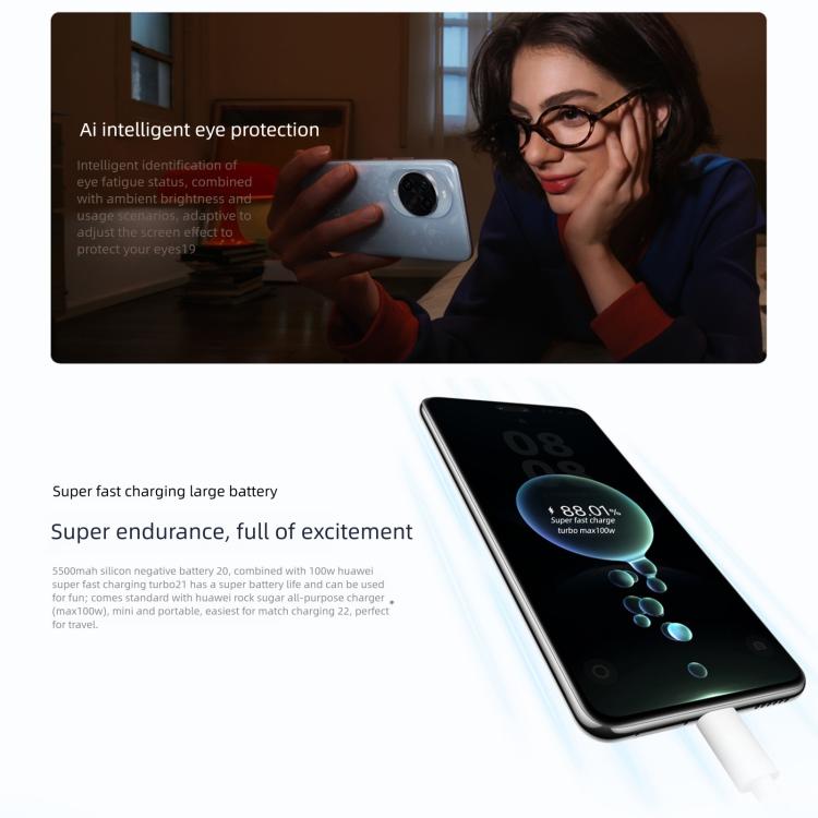 Huawei nova 14 Pro, 12GB+256GB, Side Fingerprint Identification, 6.78 inch HarmonyOS 5.0, NFC, OTG, Not Support Google Play