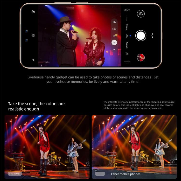 Huawei nova 14 Ultra, 12GB+256GB, Side Fingerprint Identification, 6.81 inch HarmonyOS 5.0, NFC, OTG, Not Support Google Play