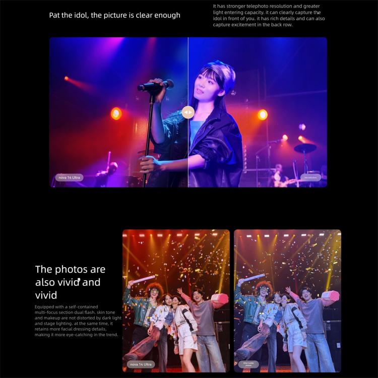 Huawei nova 14 Ultra, 12GB+256GB, Side Fingerprint Identification, 6.81 inch HarmonyOS 5.0, NFC, OTG, Not Support Google Play