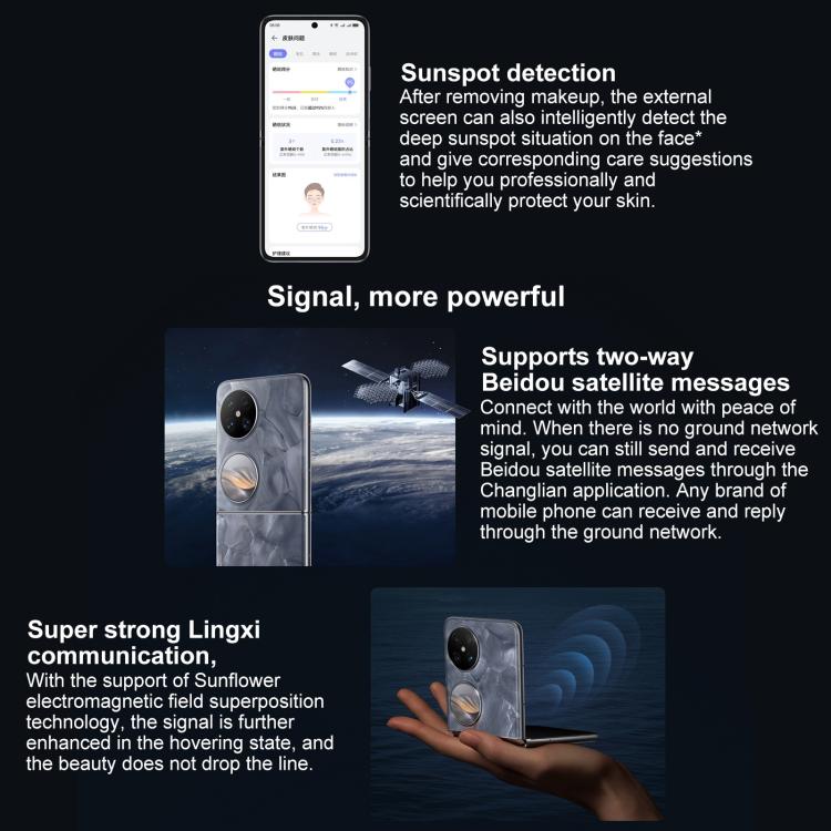 HUAWEI Pocket 2 Premium Edition, 12GB+512GB, 6.94 inch + 1.15 inch HarmonyOS 4.3 Octa Core, OTG, NFC, Not Support Google Play