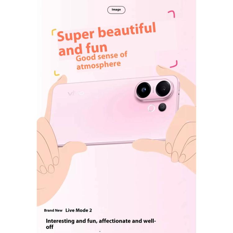 vivo S30, 12GB+512GB, Screen Fingerprint, 6.67 inch Android 15 Snapdragon 7 Gen 4 Octa Core, OTG, NFC, Network: 5G, Support Google Play