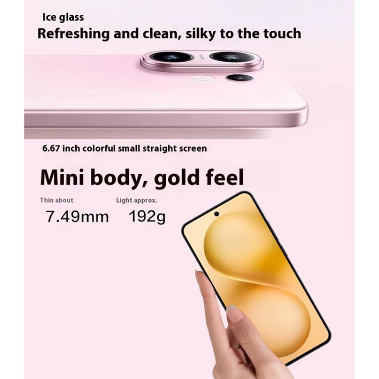 vivo S30, 16GB+512GB, Screen Fingerprint, 6.67 inch Android 15 Snapdragon 7 Gen 4 Octa Core, OTG, NFC, Network: 5G, Support Google Play