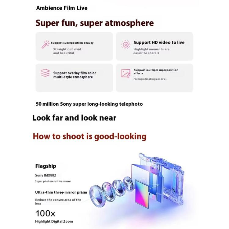 vivo S30, 16GB+512GB, Screen Fingerprint, 6.67 inch Android 15 Snapdragon 7 Gen 4 Octa Core, OTG, NFC, Network: 5G, Support Google Play