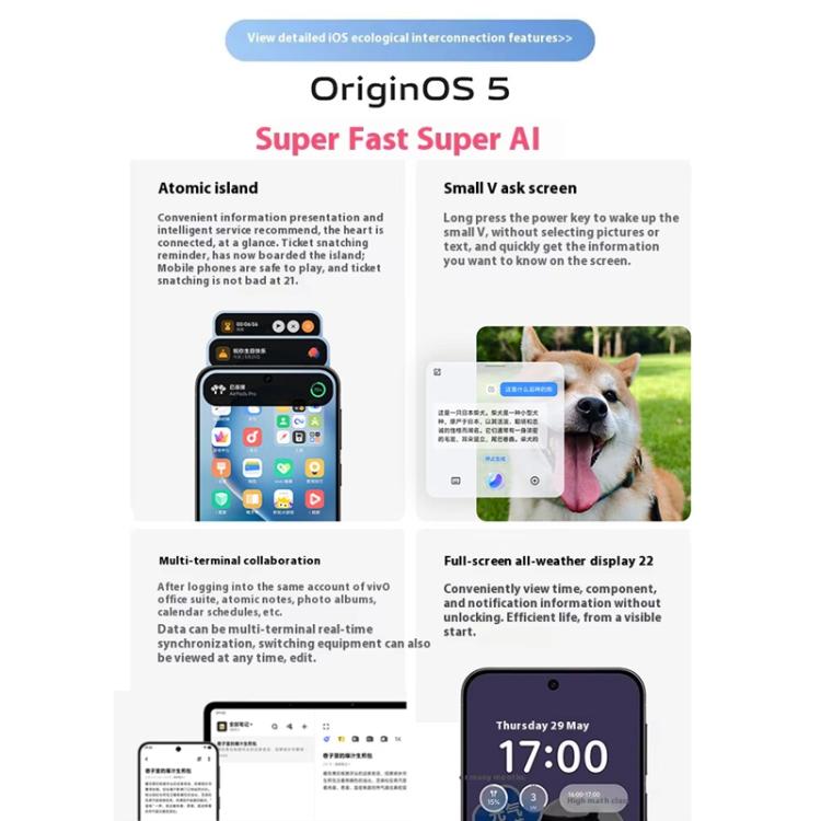 vivo S30 Pro mini, 12GB+256GB, Screen Fingerprint Identification, 6.31 inch Android 15 Dimensity 9400+ Octa Core, OTG, NFC, Network: 5G, Support Google Play