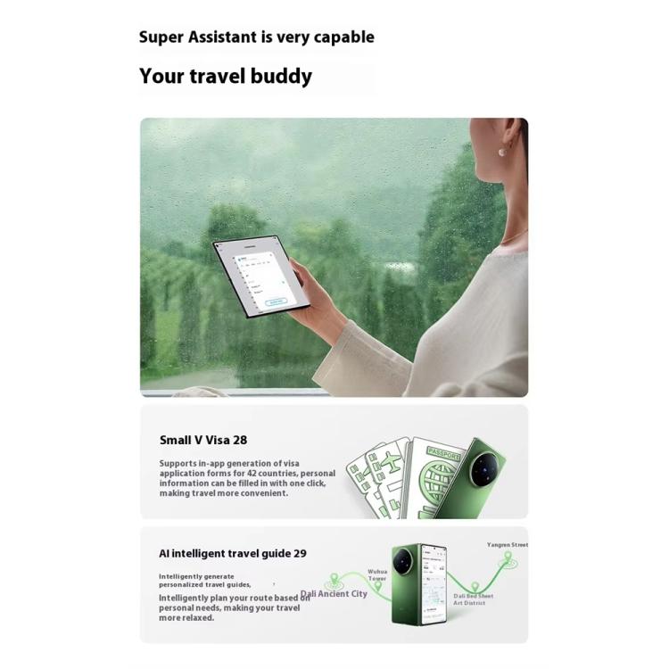 vivo X Fold5, 16GB+1TB, 8.03 inch + 6.53 inch Android 15 OriginOS 5 Snapdragon 8 Gen 3 Octa Core, OTG, NFC, Network: 5G