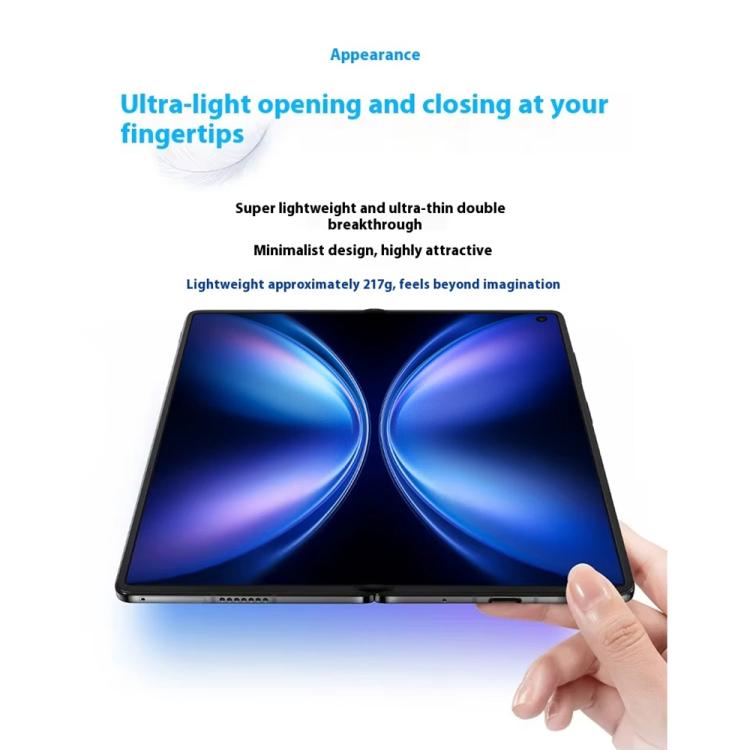 vivo X Fold5, 16GB+1TB, 8.03 inch + 6.53 inch Android 15 OriginOS 5 Snapdragon 8 Gen 3 Octa Core, OTG, NFC, Network: 5G