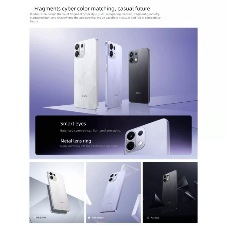 OPPO K12s 5G, 8GB+128GB, Screen Fingerprint, 6.67 inch ColorOS 15.0 Snapdragon Gen 4 Octa Core, NFC, Network: 5G