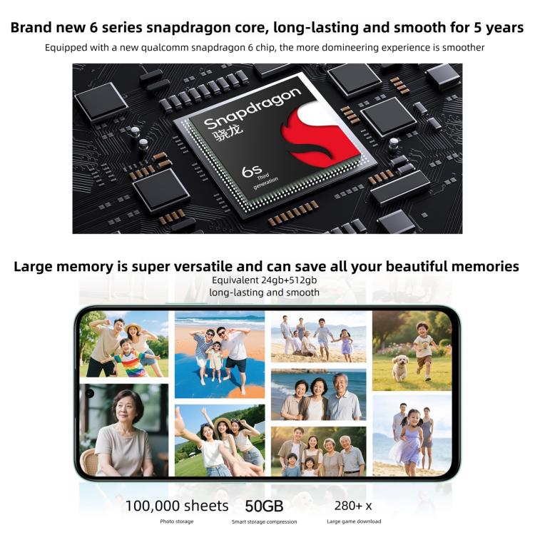 Honor Play 70 Plus, 12GB+256GB, Side Fingerprint, 6.77 inch MagicOS 9.0 Snapdragon 6s Gen 3 Octa Core, Network: 5G, NFC, OTG