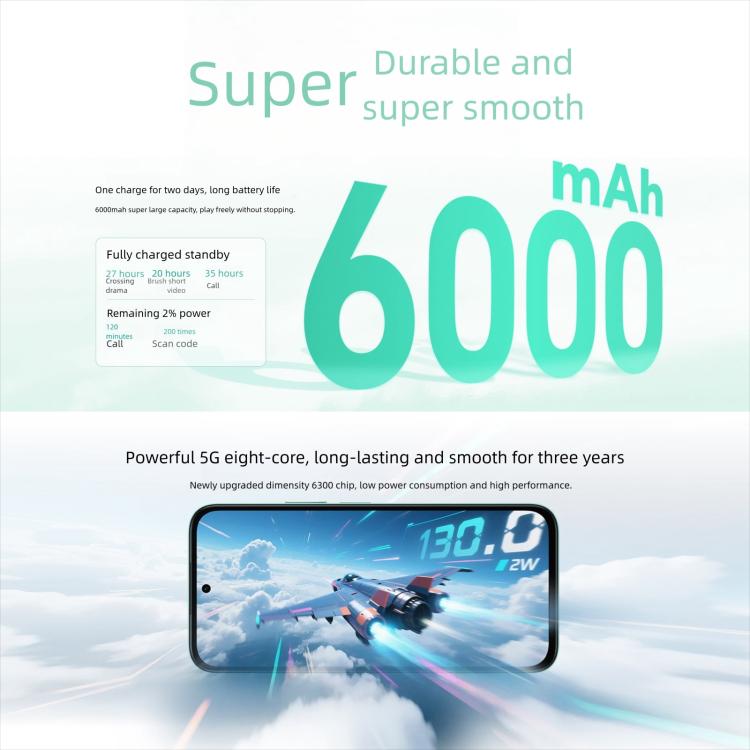 Honor Play10C, 6GB+128GB, Side Fingerprint, 6.61 inch MagicOS 9.0 Android 15 Dimensity 6300 Octa Core, Network: 5G, OTG