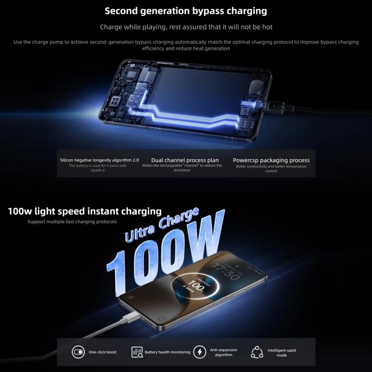 Realme GT7, 12GB+256GB, 6.8 inch Android 15 / Realme UI 6.0 MediaTek Dimensity 9400+ Octa Core, NFC, Network: 5G, Support Google Play