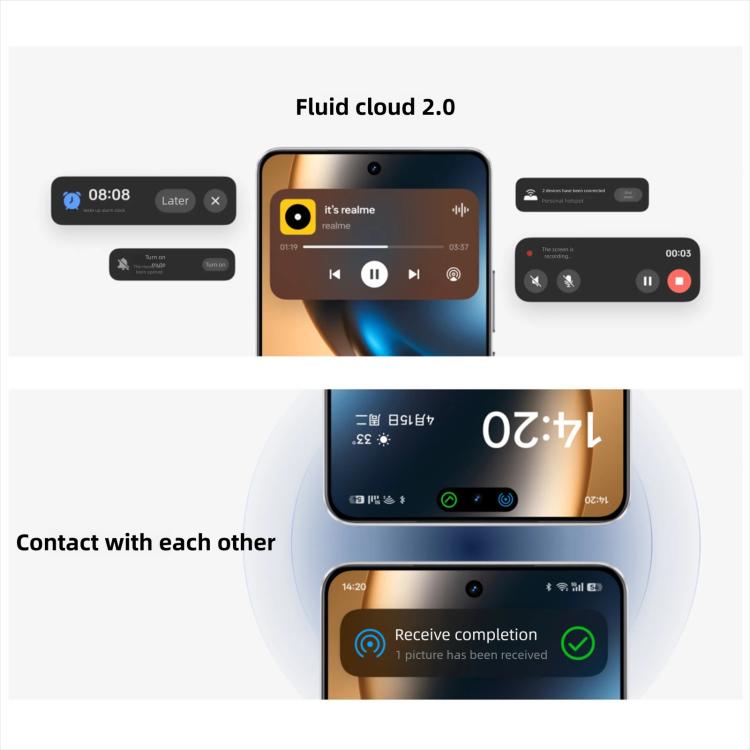 Realme GT7, 16GB+256GB, 6.8 inch Android 15 / Realme UI 6.0 MediaTek Dimensity 9400+ Octa Core, NFC, Network: 5G, Support Google Play