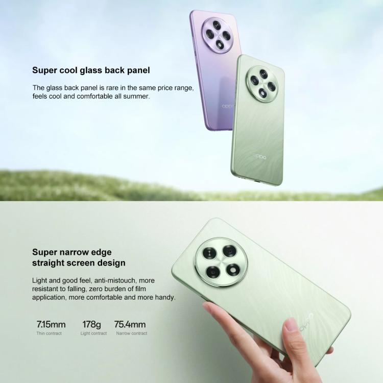 OPPO A3, 8GB+256GB, Screen Fingerprint,  6.7 inch ColorOS 14.0 Qualcomm Snapdragon 695 5G Octa Core, OTG, Network: 5G