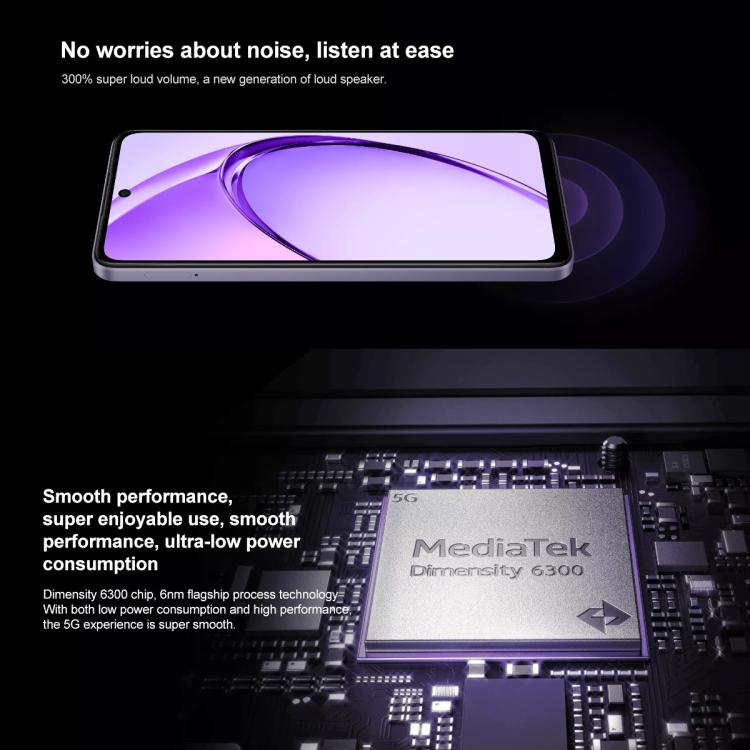 OPPO A3i 5G, 8GB+128GB, Side Fingerprint, 6.67 inch ColorOS 14.0 Dimensity 6300 Octa Core, Network: 5G