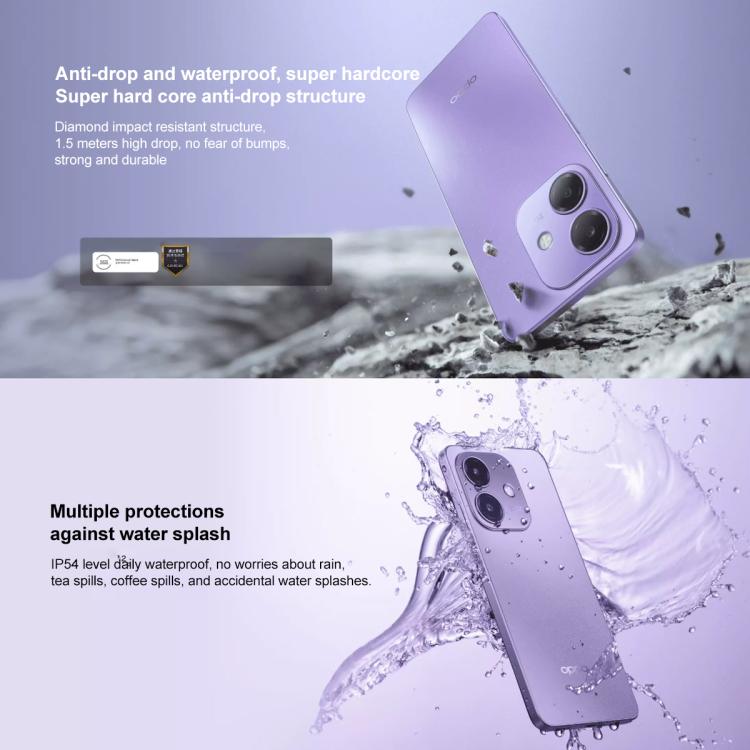 OPPO A3i 5G, 12GB+256GB, Side Fingerprint, 6.67 inch ColorOS 14.0 Dimensity 6300 Octa Core, Network: 5G