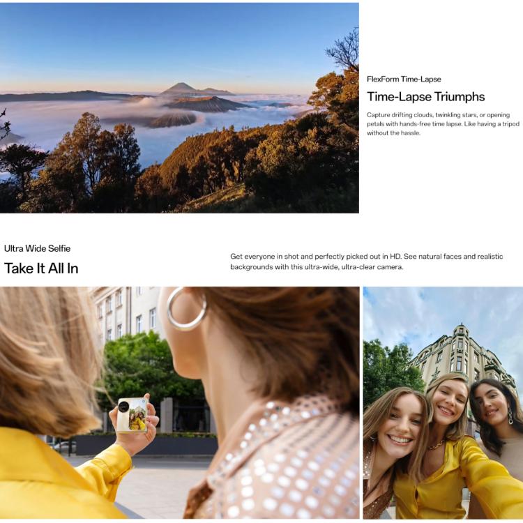 OPPO Find N3 Flip AI, 12GB+256GB, Face ID & Side Fingerprint Identification, 6.8 inch + 3.26 inch Screen ColorOS 13.2 Dimensity 9200 Octa Core, Network: 5G