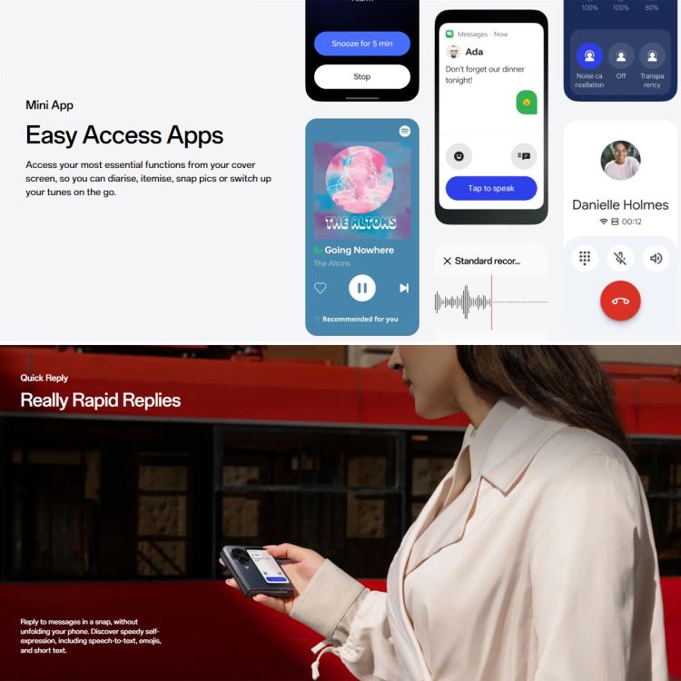 OPPO Find N3 Flip AI, 12GB+512GB, Face ID & Side Fingerprint Identification, 6.8 inch + 3.26 inch Screen ColorOS 13.2 Dimensity 9200 Octa Core, Network: 5G