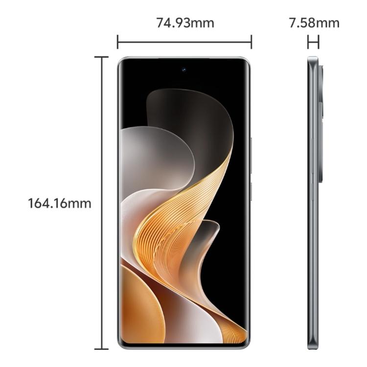 vivo S19 Pro, 12GB+512GB, Face ID / Screen Fingerprint Identification, 6.78 inch Android 14 Dimensity 9200+ Octa Core, OTG, NFC, Network: 5G