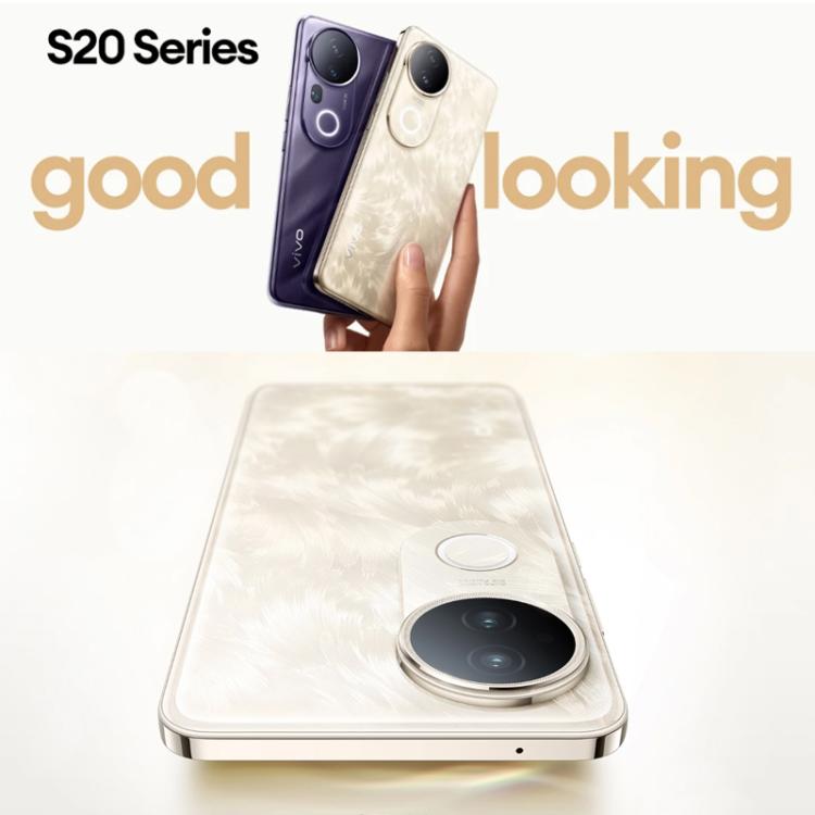 vivo S20, 8GB+256GB, Face ID / Screen Fingerprint Identification, 6.67 inch Android 15 Snapdragon 7 Gen 3 Octa Core, OTG, NFC, Network: 5G
