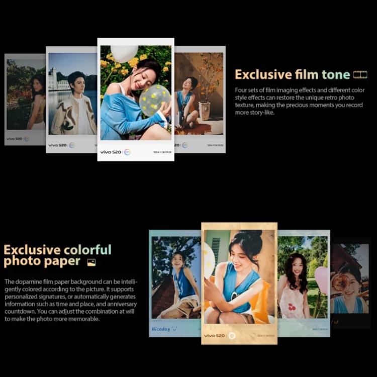 vivo S20, 12GB+256GB, Face ID / Screen Fingerprint Identification, 6.67 inch Android 15 Snapdragon 7 Gen 3 Octa Core, OTG, NFC, Network: 5G