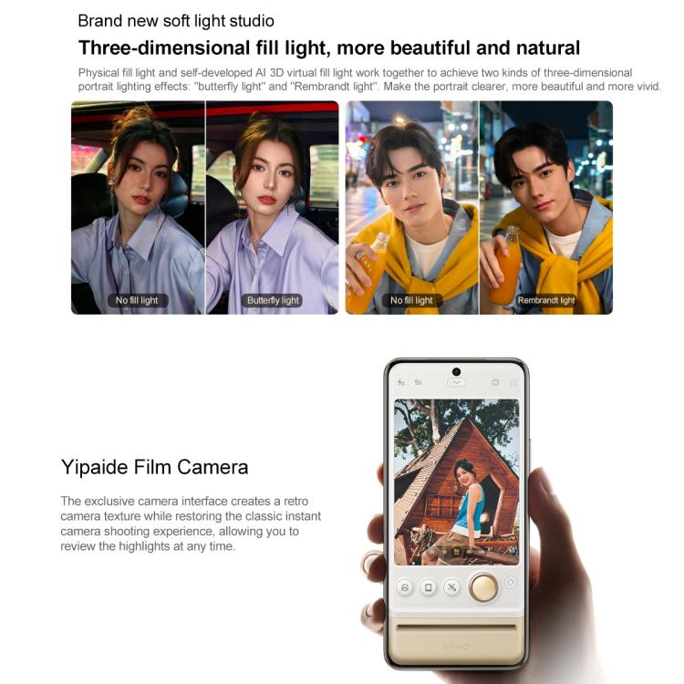 vivo S20 Pro, 16GB+512GB, Face ID / Screen Fingerprint Identification, 6.67 inch Android 15 Dimensity 9300+ Octa Core, OTG, NFC, Network: 5G