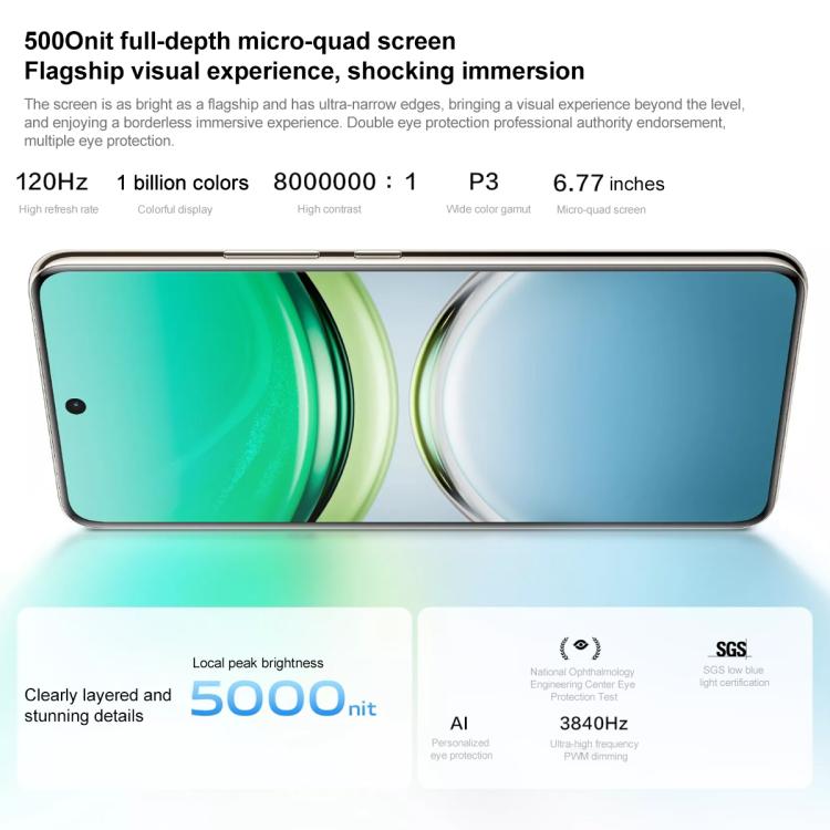 vivo Y300 Pro, 8GB+256GB, Face ID / Screen Fingerprint Identification, 6.77 inch Android 14 OriginOS 4 Snapdragon 6 Gen 1 Octa Core, OTG, Network: 5G
