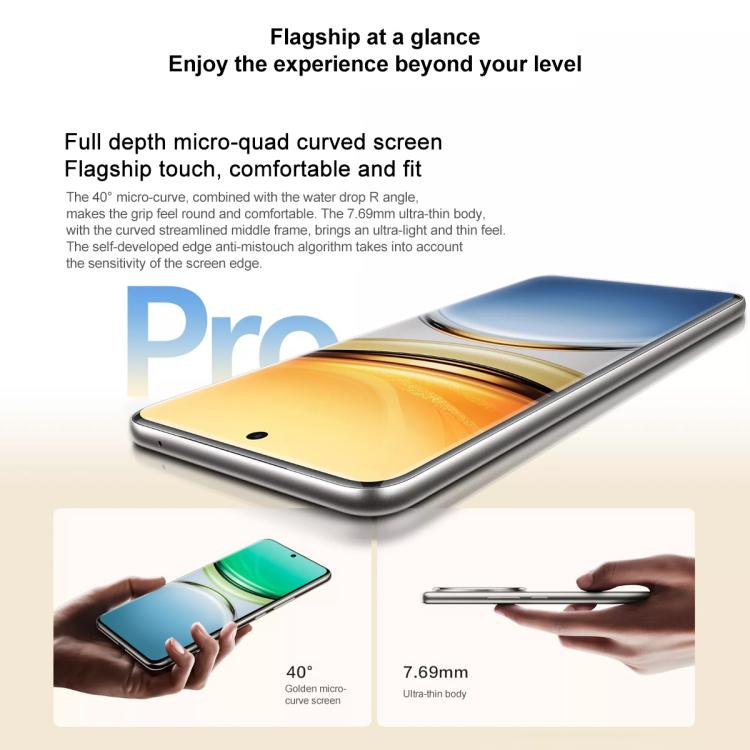 vivo Y300 Pro, 12GB+256GB, Face ID / Screen Fingerprint Identification, 6.77 inch Android 14 OriginOS 4 Snapdragon 6 Gen 1 Octa Core, OTG, Network: 5G