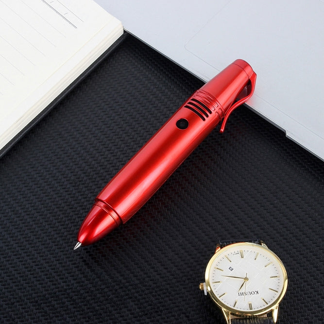 Multifunctional Remote Noise Reduction Back-clip Recording Pen with 0.96 inch Color Screen, Dual SIM Dual Standby, Support Bluetooth, GSM, LED Light, Handwriting