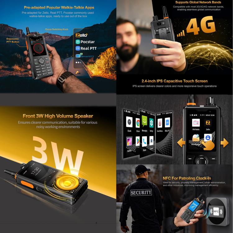 UNIWA F41 Rugged Phone, 1GB+8GB, 2.4 inch MediaTek MT6739,  4600mAh Battery, 21 Keys, Network: 4G