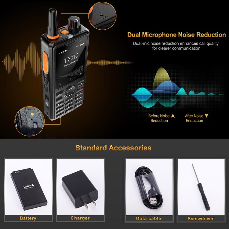 UNIWA F41 Rugged Phone, 1GB+8GB, 2.4 inch MediaTek MT6739,  4600mAh Battery, 21 Keys, Network: 4G