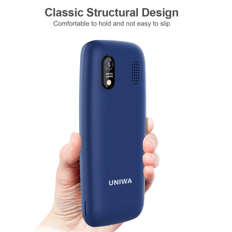 UNIWA E1805, 1.77 inch, SC6531E, 21 Keys, Support Bluetooth, Torch, FM, MP3, MP4, GSM, Dual SIM