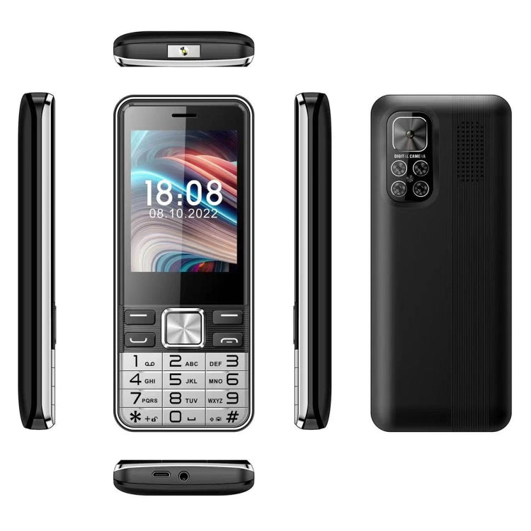 S5630, 2.8 inch, 3000mAh, 21 Key, Support Bluetooth, Flashlight, GSM, Quad SIM