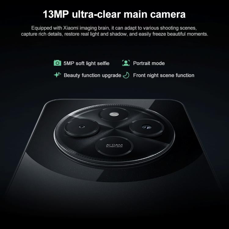 Xiaomi Redmi 14C, 4GB+64GB, 6.67 inch Xiaomi HyperOS MediaTek Helio G81-Ultra Octa Core, Network: 4G