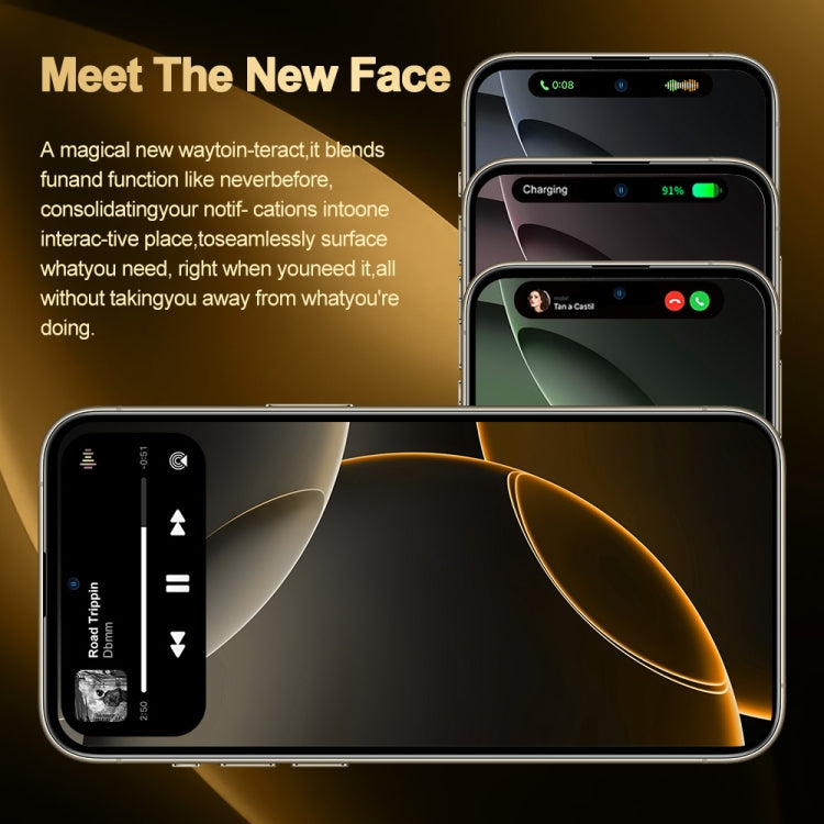 i16 Pro Max / Q5, 2GB+16GB, 6.5 inch Screen, Face Identification, Android 8.1 MTK6580P Quad Core, Network: 3G, Dual SIM, US Plug