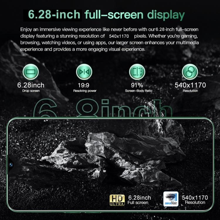 Pova 6 Pro / SDT39, 2GB+16GB, Face Identification, 6.28 inch Screen Android 6.0 SC7731 Quad Core, Network: 3G, Dual SIM