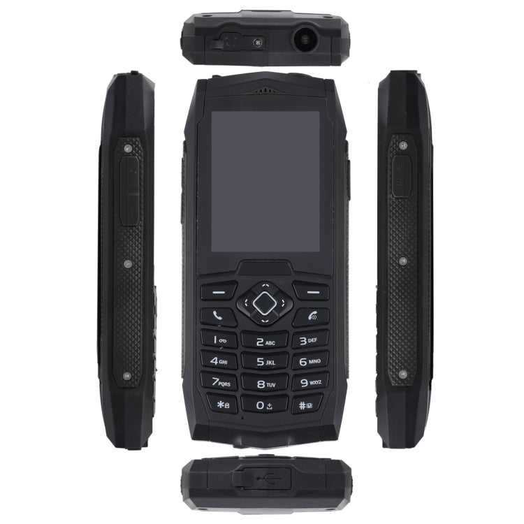 IP68 Waterproof Dustproof Shockproof, 2.4 inch, MTK6261D, 2000mAh Battery, SOS, FM, Dual SIM