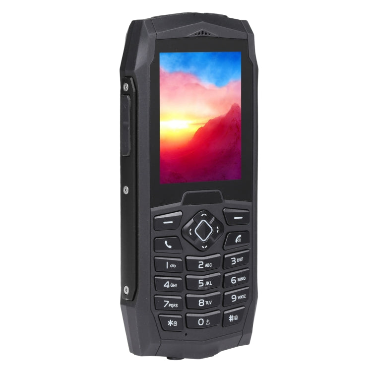 IP68 Waterproof Dustproof Shockproof, 2.4 inch, MTK6261D, 2000mAh Battery, Loud Box Speaker, FM, Network: 2G, Dual SIM