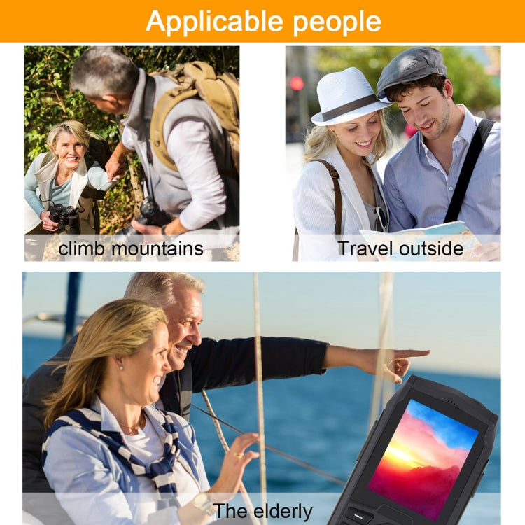 IP68 Waterproof Dustproof Shockproof, 2.4 inch, MTK6261D, 2000mAh Battery, Loud Box Speaker, FM, Network: 2G, Dual SIM