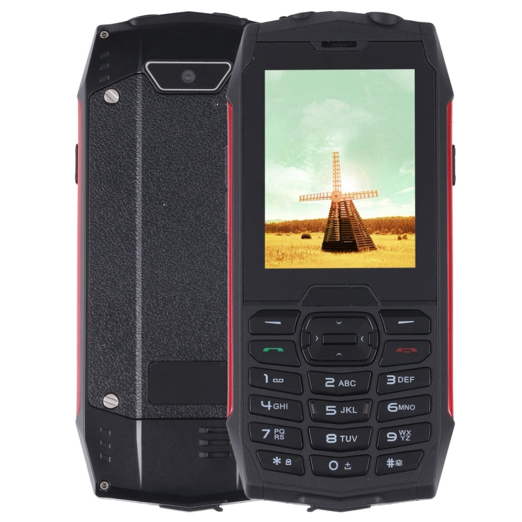 IP68 Waterproof Dustproof Shockproof, 2.8 inch, MTK6261D, 2000mAh Battery, SOS, FM, Dual SIM