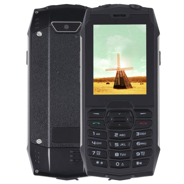 IP68 Waterproof Dustproof Shockproof, 2.8 inch, MTK6261D, 2000mAh Battery, SOS, FM, Dual SIM