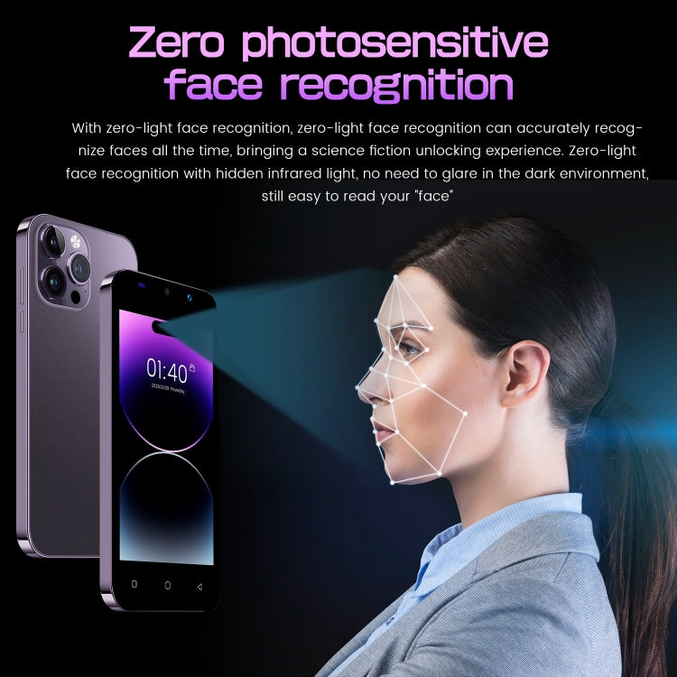 Face Identification, Android 5.0 MTK6572 Dual Core, Network: 3G