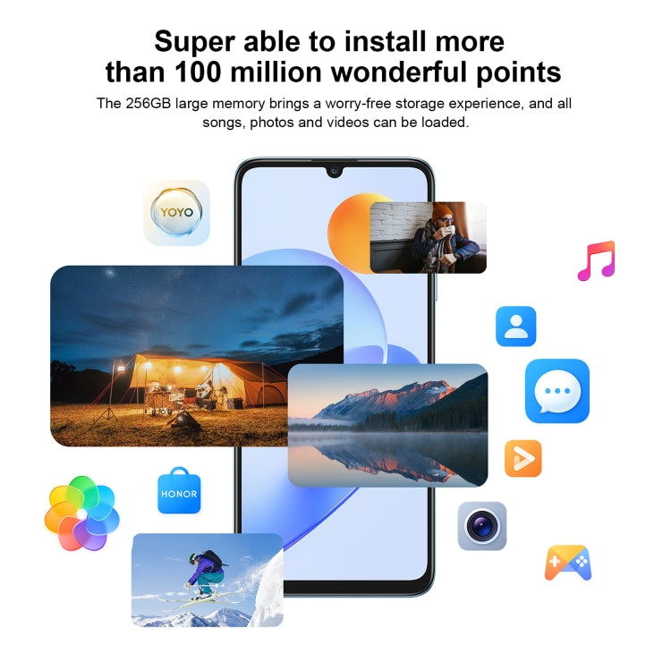 Dual Back Cameras, Side Fingerprint Identification, 6000mAh Battery, 6.74inch Magic UI 6.1 / Android 12  Dimensity 6020 Octa Core, Network: 5G, OTG, Not Support Google Play