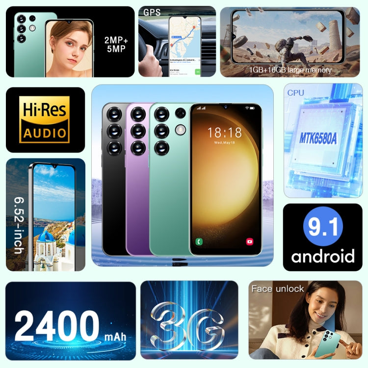 Face Identification, Android 9.1 MTK6580A Quad Core, Network: 3G