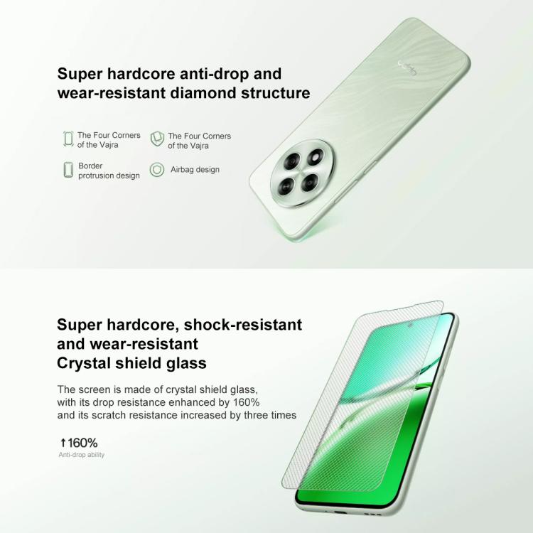 OPPO A3i Plus, 12GB+512GB, Screen Fingerprint,  6.7 inch ColorOS 14.0 Qualcomm Snapdragon 695 5G Octa Core, OTG, Network: 5G