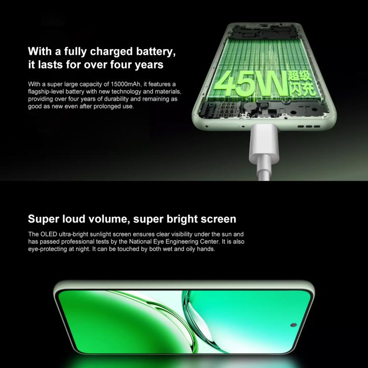 OPPO A3i Plus, 12GB+512GB, Screen Fingerprint,  6.7 inch ColorOS 14.0 Qualcomm Snapdragon 695 5G Octa Core, OTG, Network: 5G