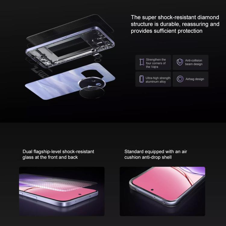 OPPO A5 Pro, 8GB+512GB, Screen Fingerprint,  6.7 inch ColorOS 15.0 MediaTek Dimensity 7300 Octa Core, OTG, NFC, Network: 5G