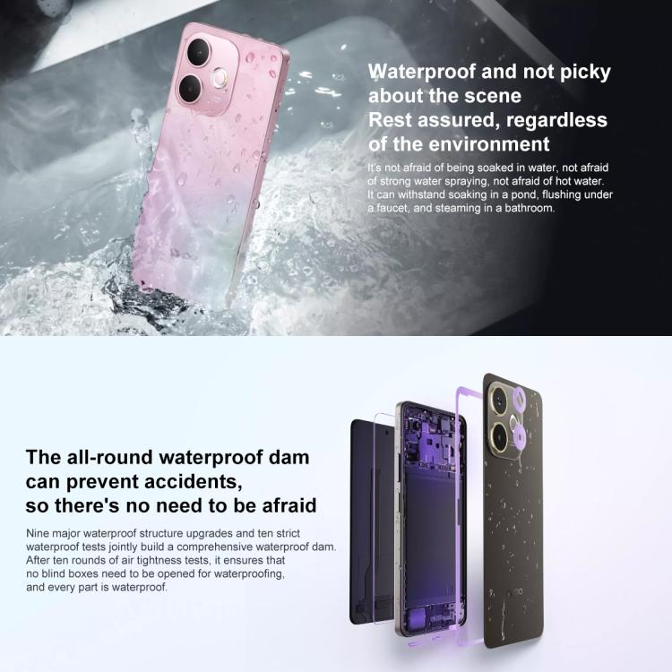 OPPO A5 Vitality 5G, 12GB+512GB, Side Fingerprint, 6.67 inch ColorOS 15.0 MediaTek Dimensity 6300 Octa Core, OTG, Network: 5G