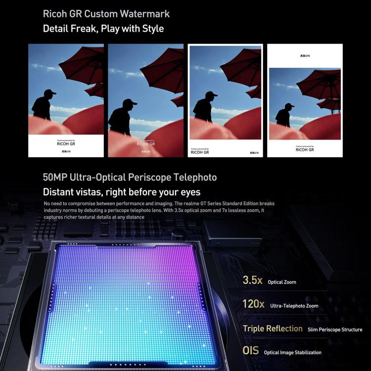 Realme GT8, 12GB+256GB, 6.79 inch Realme UI 7.0 Android 16 Snapdragon 8 Elite Octa Core, NFC, OTG, Network: 5G
